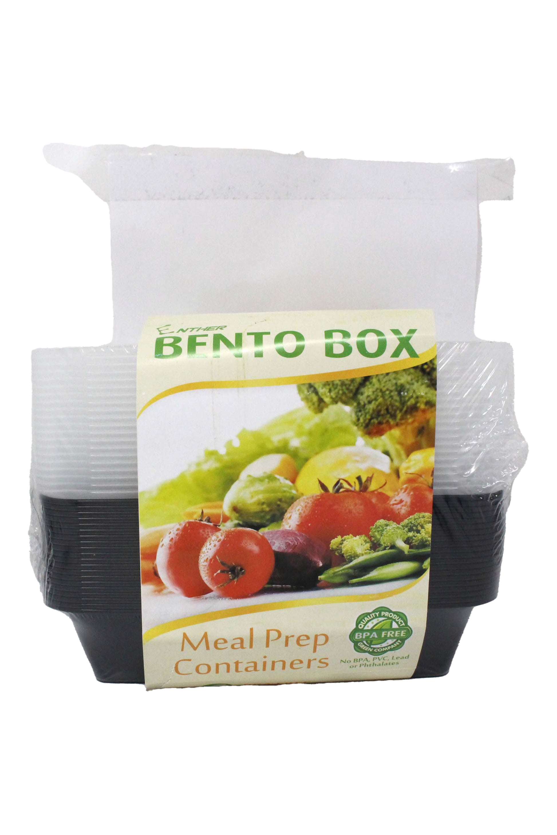Enther Meal Prep Containers 20 Pack Food Storage Bento Box 32 oz