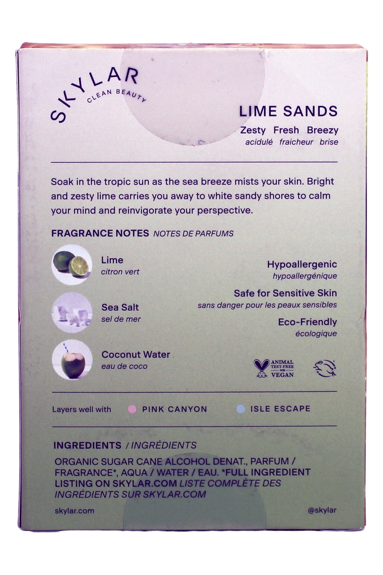 Skylar Clean Beauty Lime Sands Eau de Parfum 1.7 oz