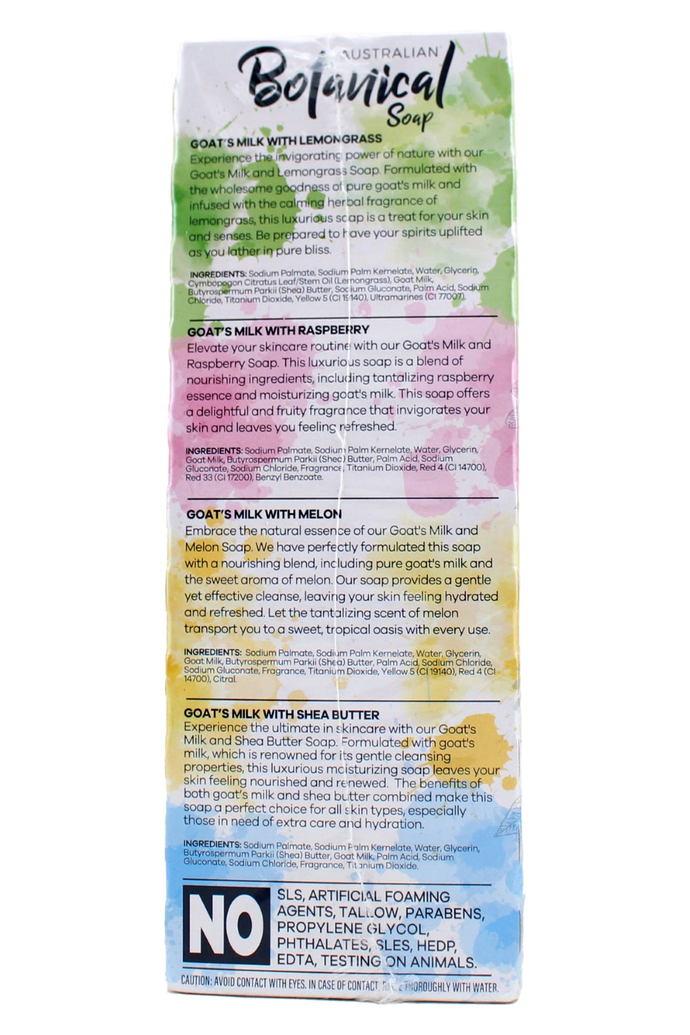 Australian Botanical Soap Multi Pack 8 Bars 6.87 Ounces Each