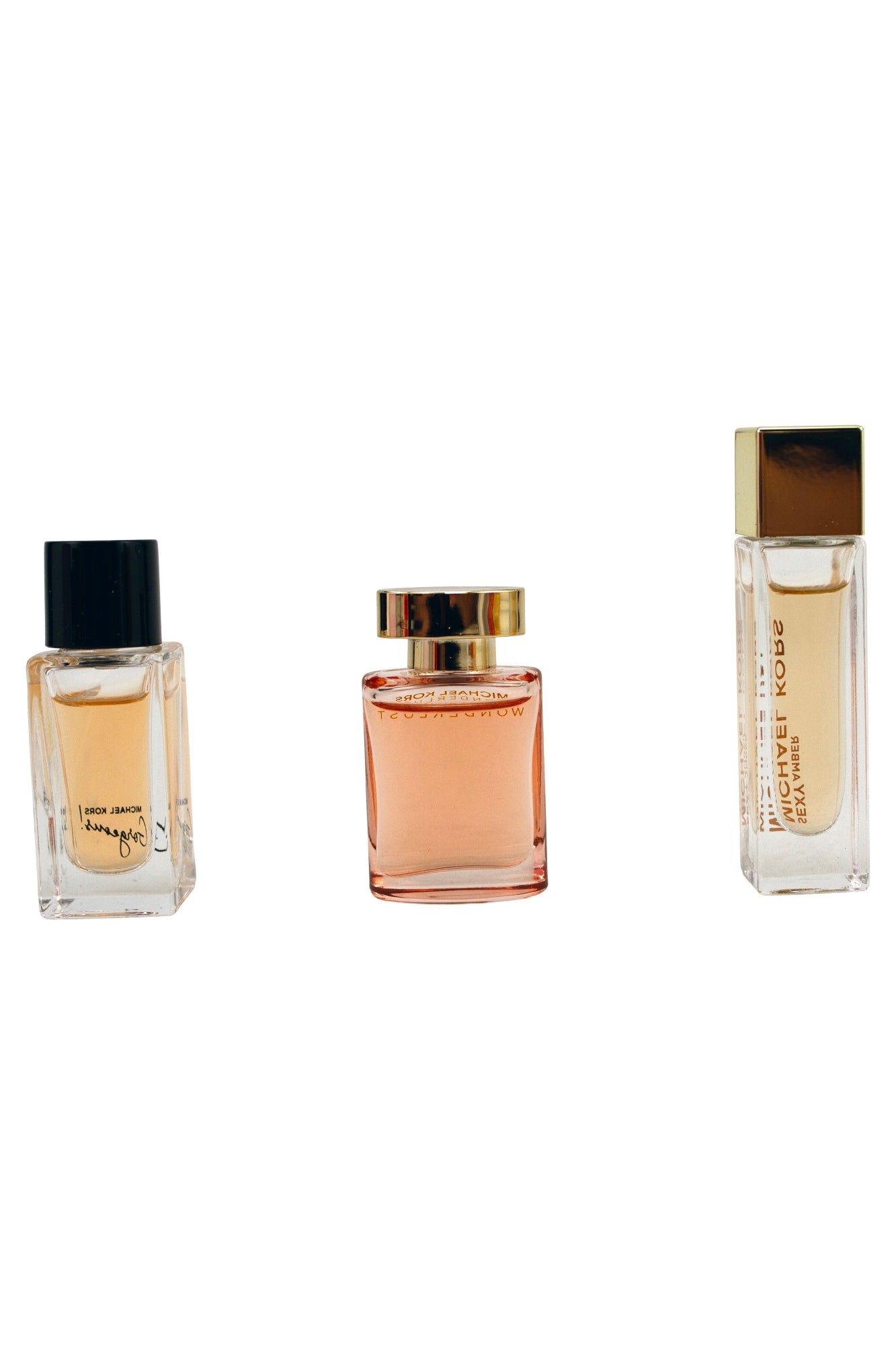 Michael Kors Miniature Collection Gorgeous, Wonder Lust and Sexy Amber (Set) Sample Sized 0.17 Fl Ounces Each