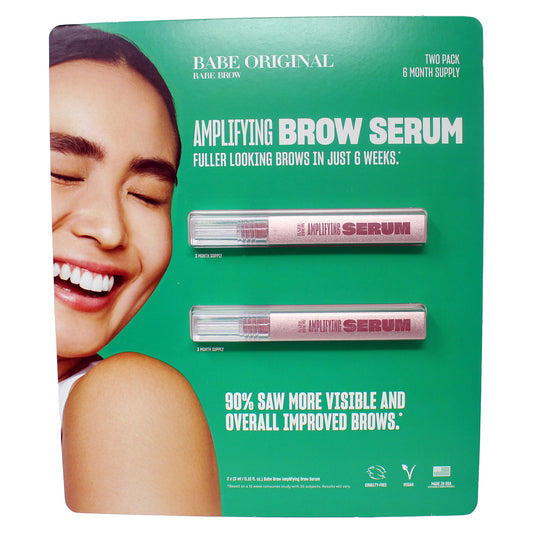 Babe Original Amplifying Brow Serum Two Pack Set