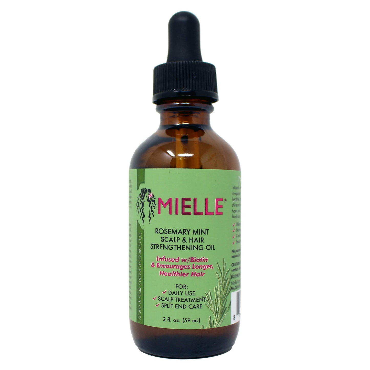 Mielle Rosemare Mint Scalp and Hair Strengthening Oil 2 Fl Ounce