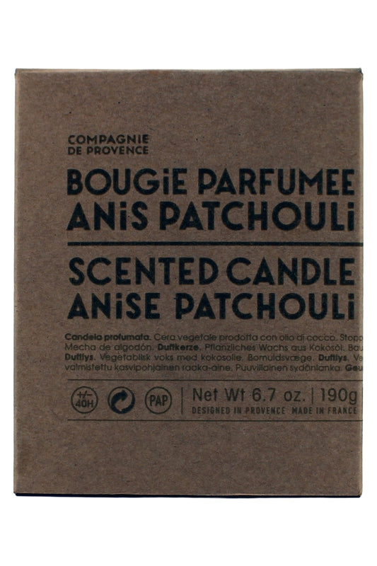 Compagnie De Provence Scented Candle Anise Patchouli 1 Wick 6.7 Fl Ounce