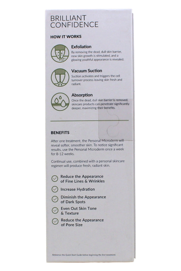 PMD Personal Microderm Classic Exfoliation with Vacuum Suction Green 1 Count