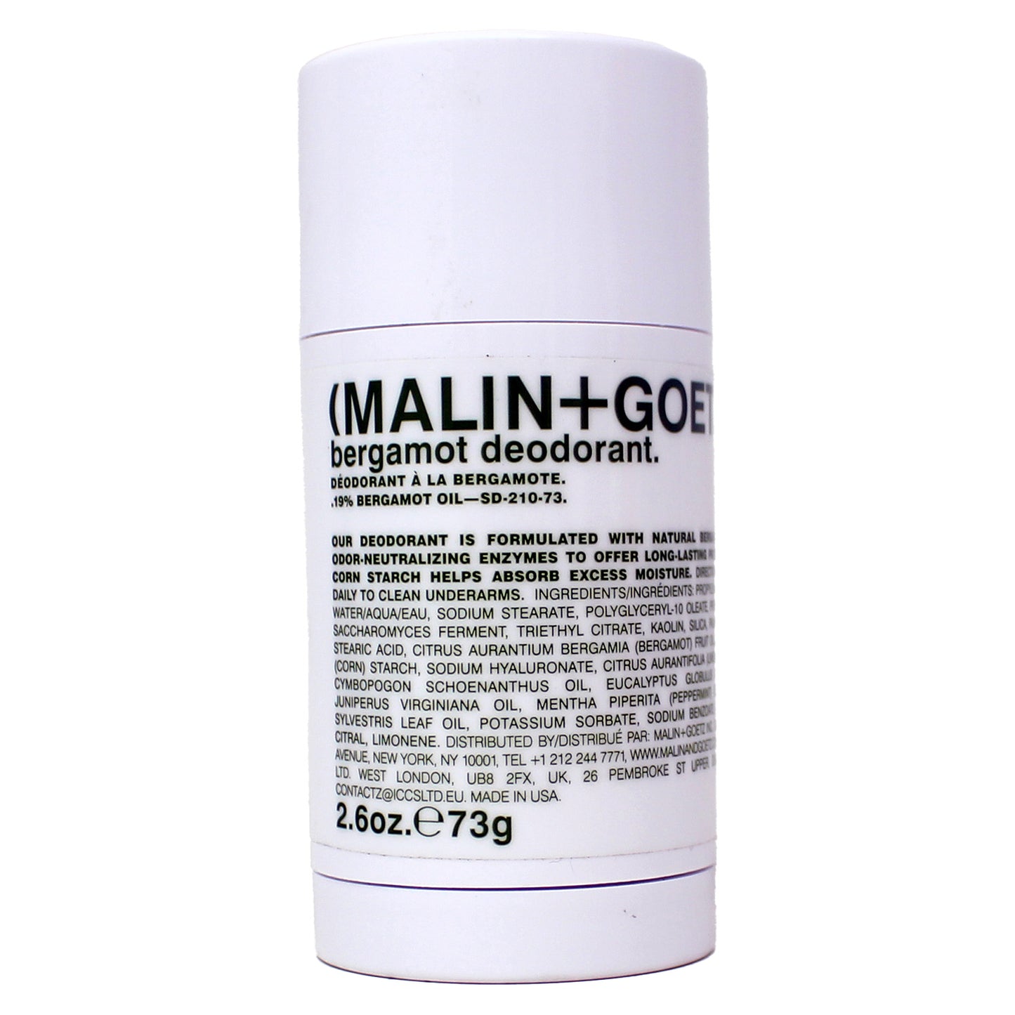 Malin + Goetz Bergamot Deodorant 2.6 Ounces