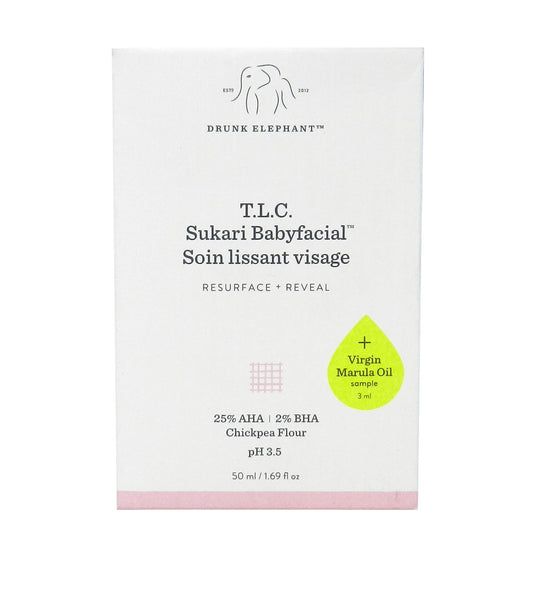Drunk Elephant T.L.C. Sukari Babyfacial AHA/BHA Face Mask 1.69 Ounces