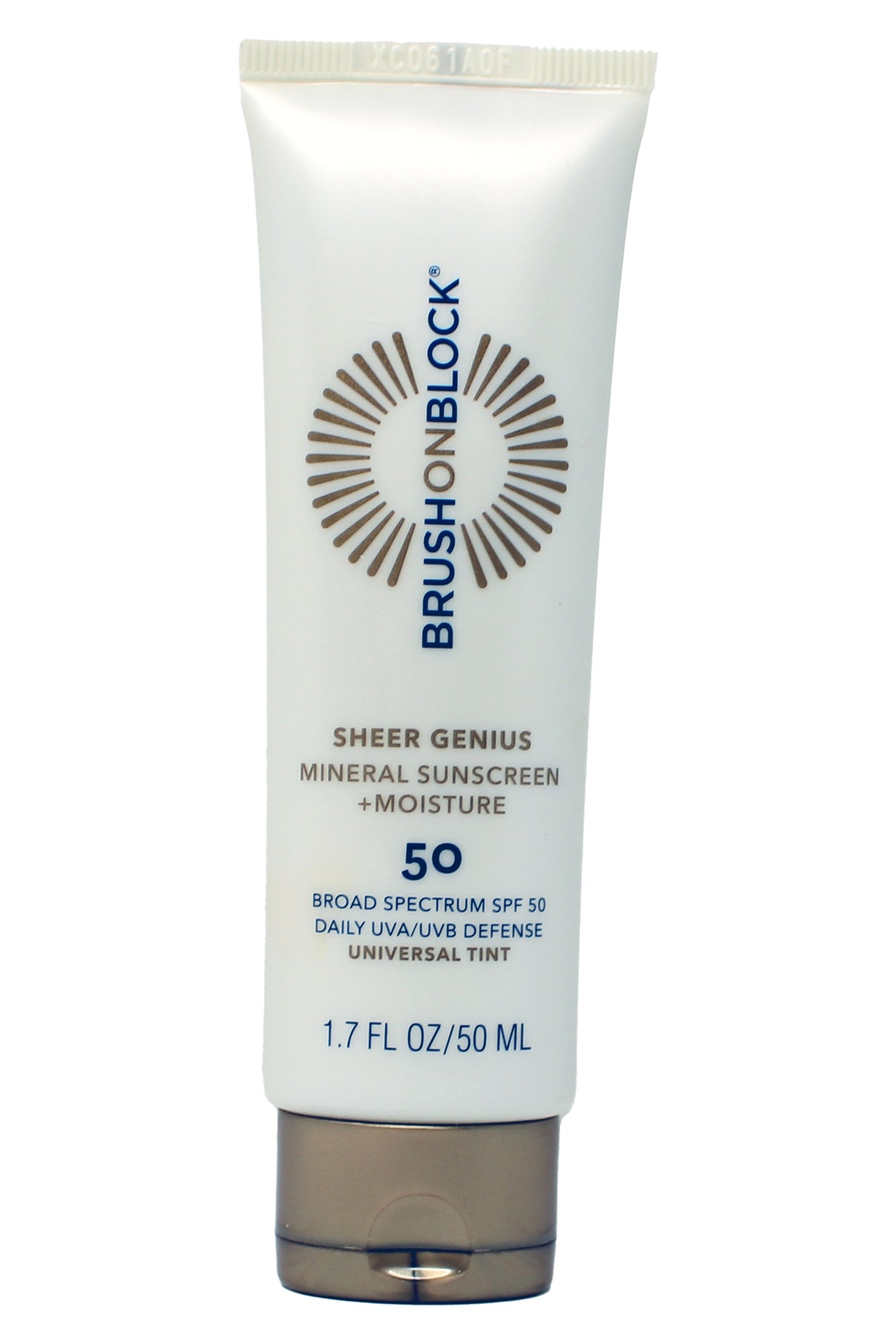 Brush On Block Sheer Genius Moisture Sun Screen SPF 50 Universal Tint 1.7 Oz