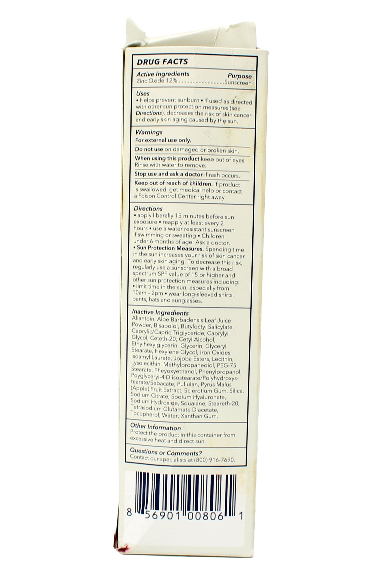 Brush On Block Sheer Genius Moisture Sun Screen SPF 50 Universal Tint 1.7 Oz