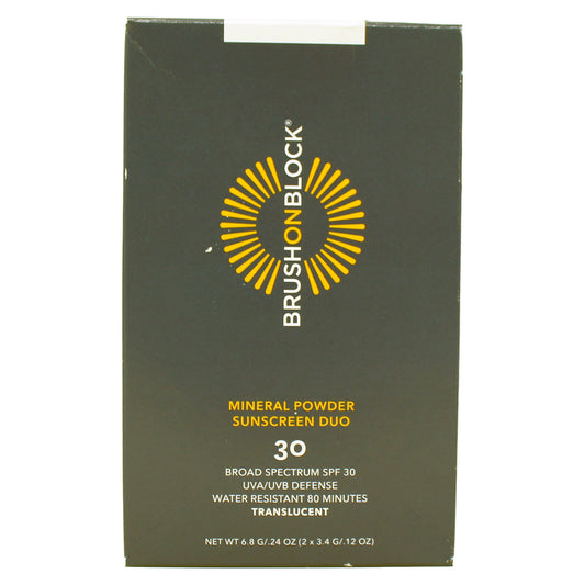 Brush On Block Mineral Powder Sunscreen Duo SPF 30 Translucent 0.24 Ounces