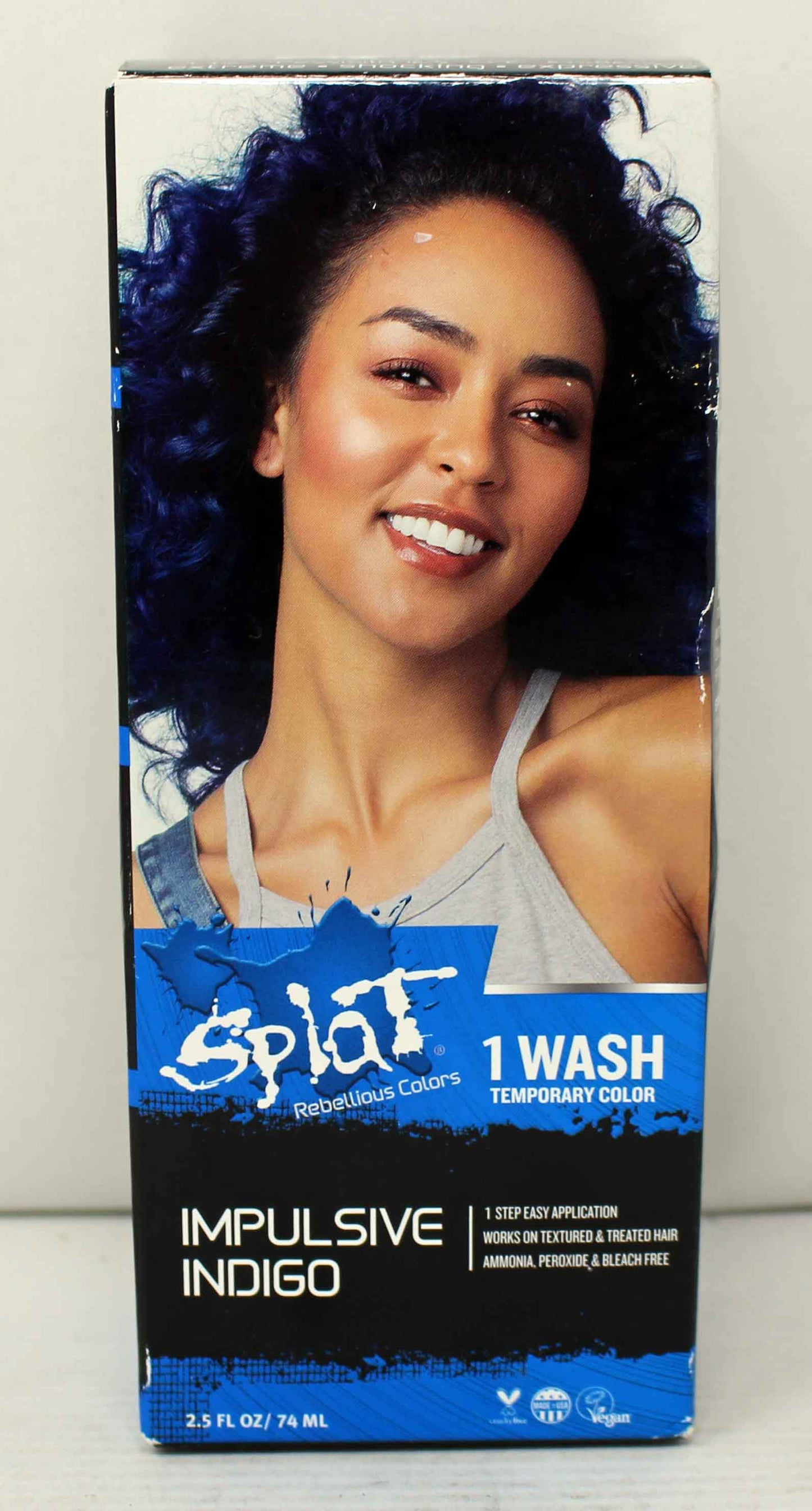 Splat Rebellious Colors Temporary Hair Color Impulsive Indigo