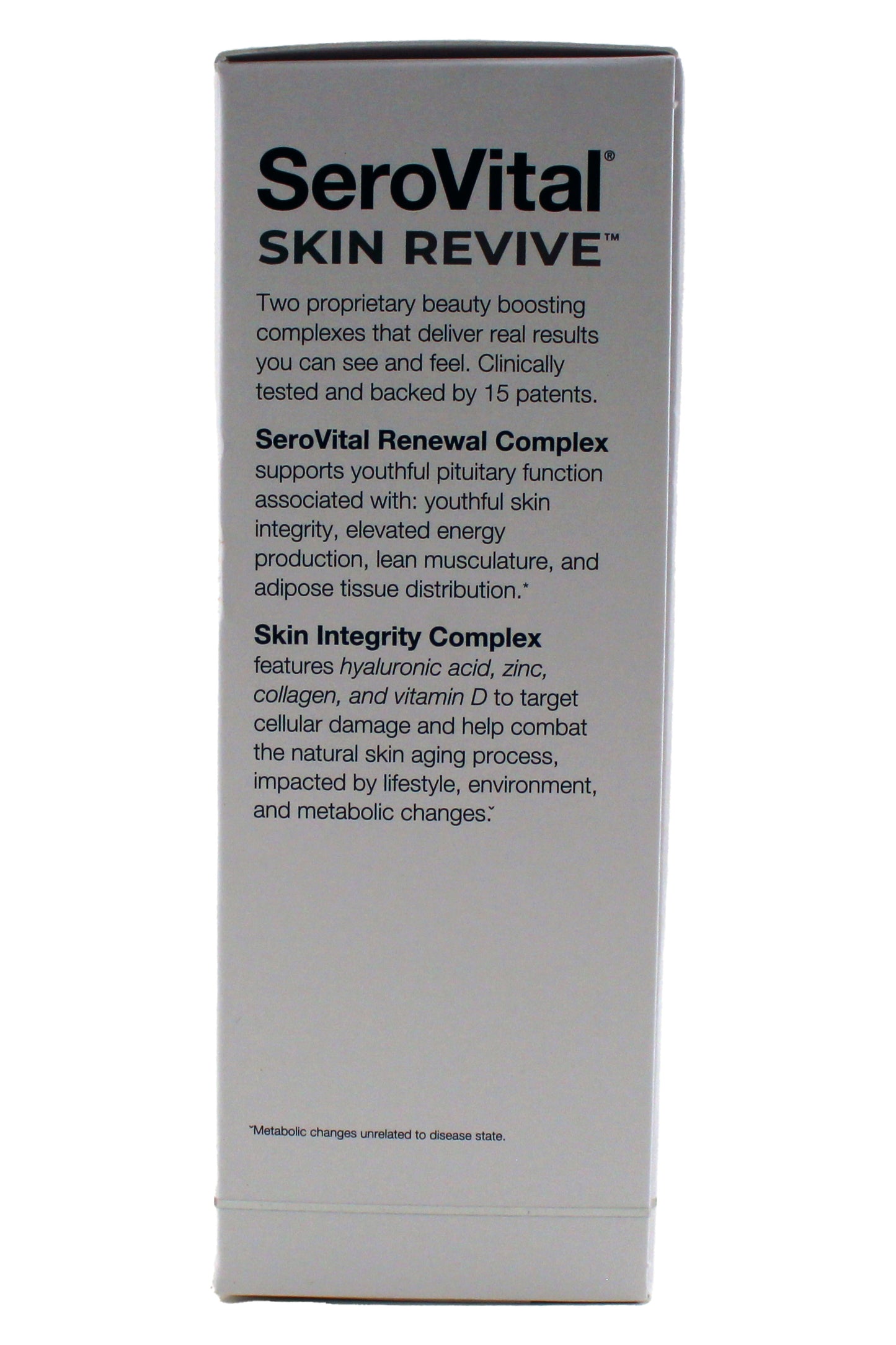 SeroVital Skin Revive Dietary Supplement 40 Day Supply 240 Capsules