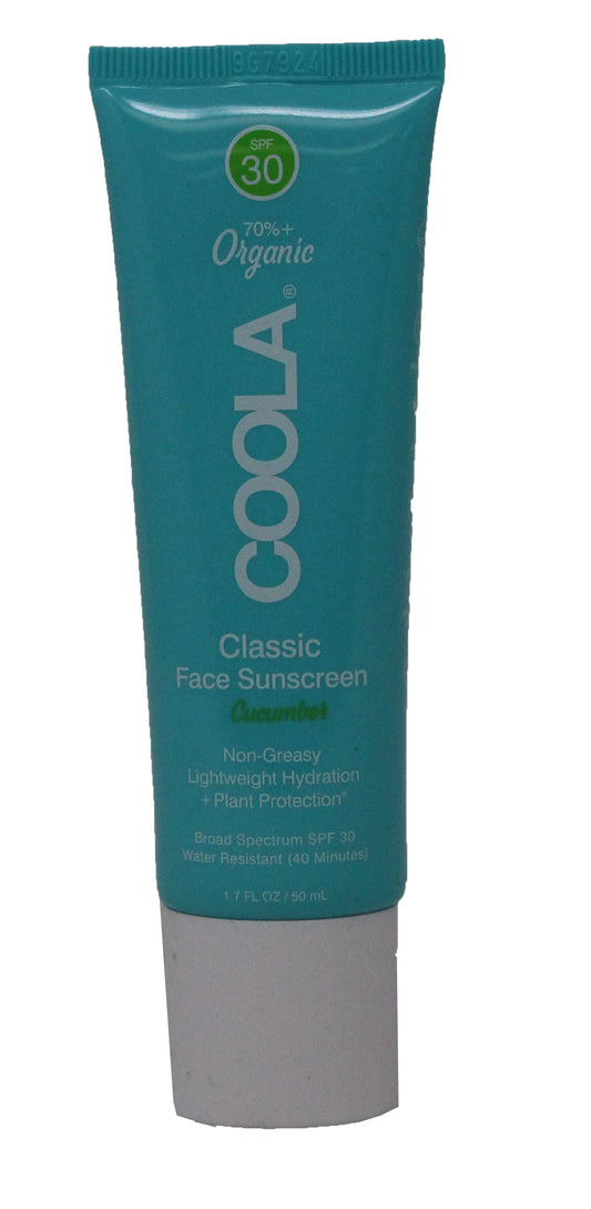 Coola Classic Face Sunscreen Cucumber SPF 30, 1.7 Ounces