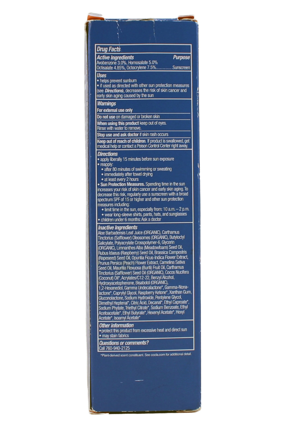 Coola Classic Body Sunscreen Peach Blossom Ultra Light Weight SPF 70 5 Fl Ounce