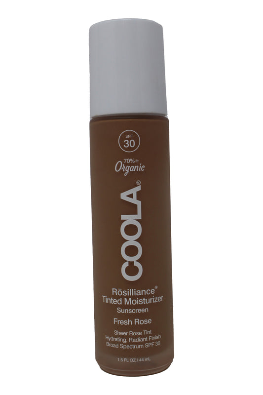 COOLA Organic Rosilliance SPF 30 Tinted Moisturizer Sunscreen Fresh Rose 1.5 Oz