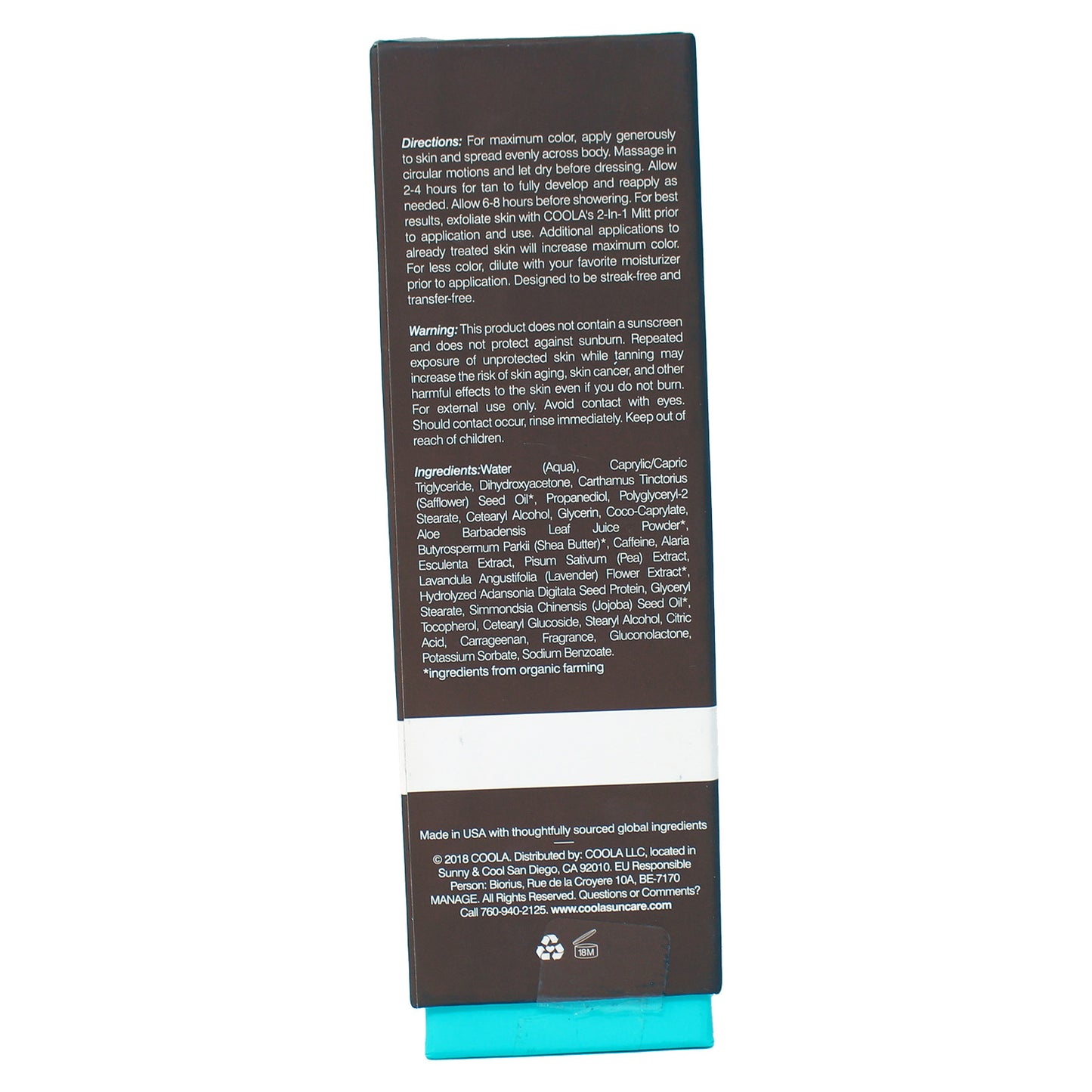 Coola Tan Lotion Sunless Tan Firming Lotion 6 Fl Ounce