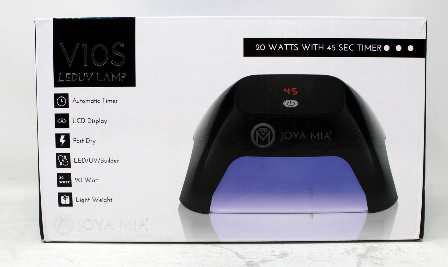 Joya Mia V10S LED UV Lamp & Gel Polishes Kit (Missing Nail File)