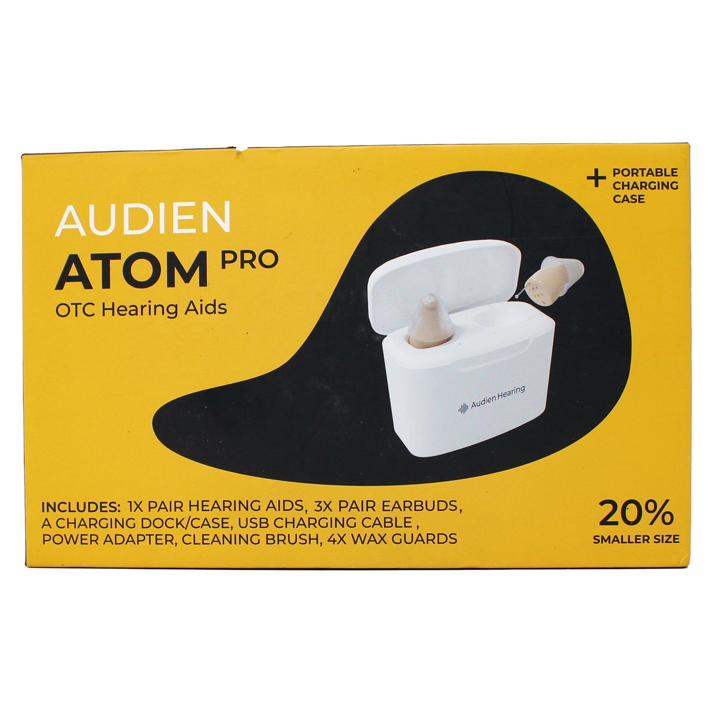 Audien ATOM PRO Wireless Rechargeable Hearing Amplifier