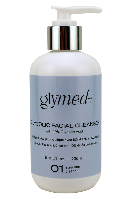 GlyMed Plus Glycolic Facial Cleanser With 10% Glycolic Acid 8 oz