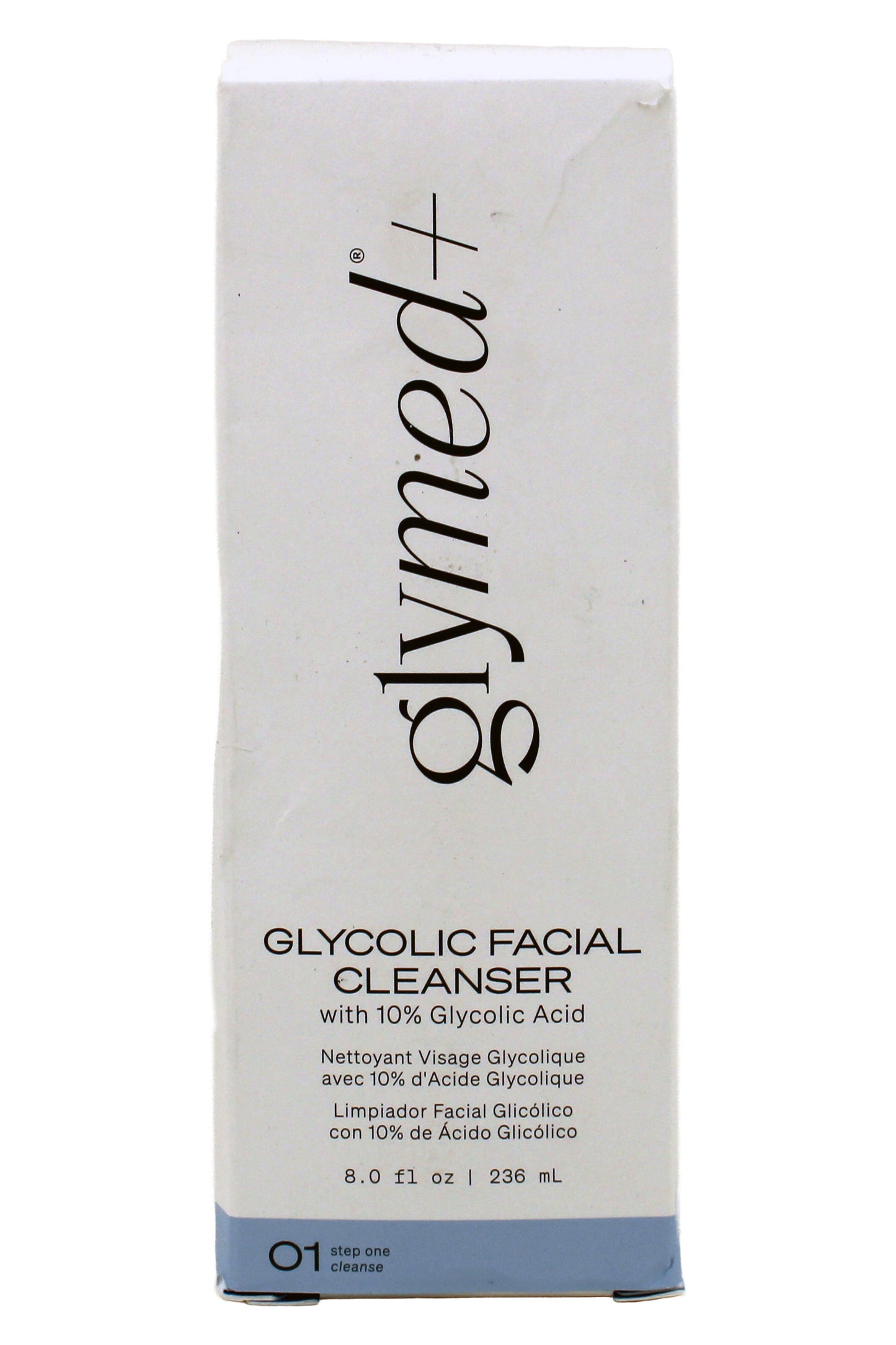 GlyMed Plus Glycolic Facial Cleanser With 10% Glycolic Acid 8 oz