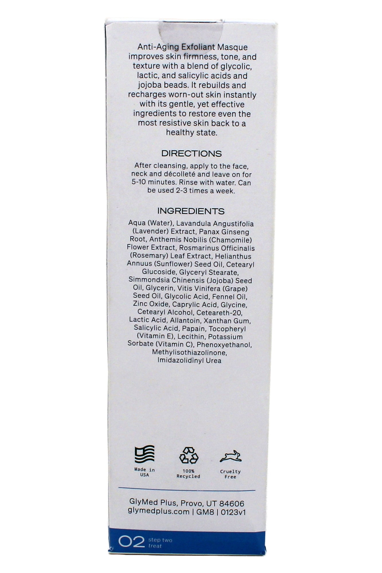 GlyMed Plus Anti Aging Exfoliant Masque 4 oz