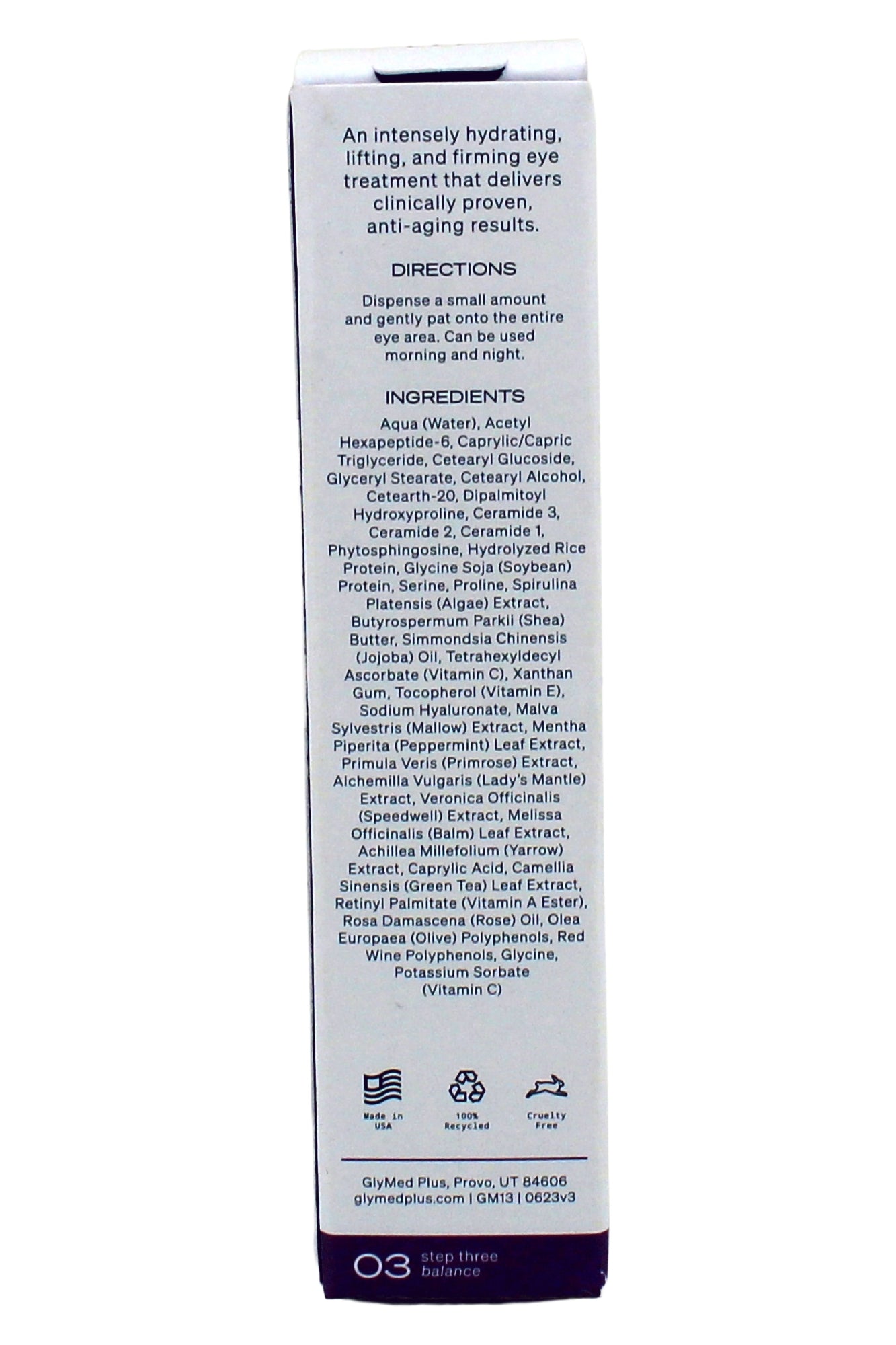 GlyMed Plus Firming Eye Cream 0.3 oz