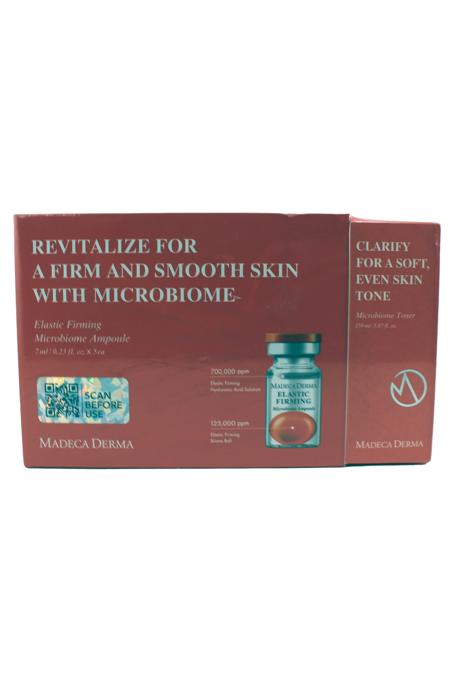 Madeca Derma Elastic Firming Microbiome Ampoule & Micro Biome Toner Set