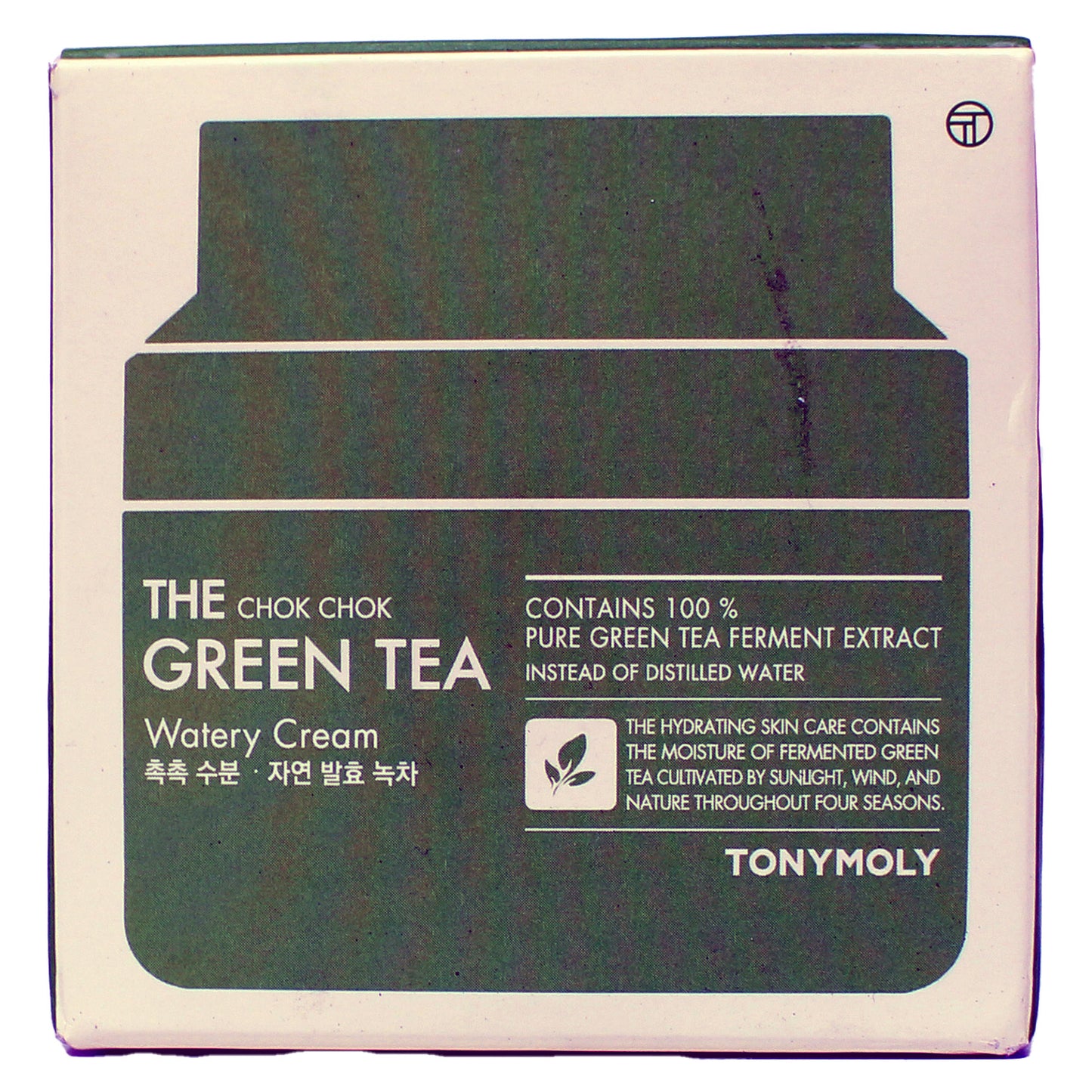 Tony Moly The Chok Chok Green Tea Watery Cream 3.4 Fl Ounce