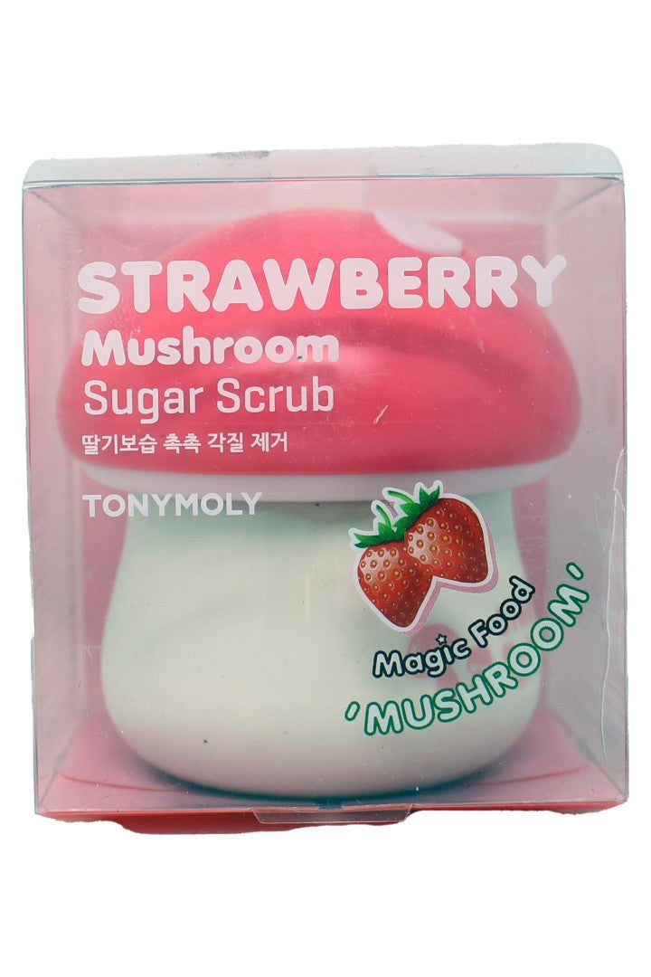 Tony Moly Magic Food Strawberry Mushroom Sugar Scrub 2.37 Ounce