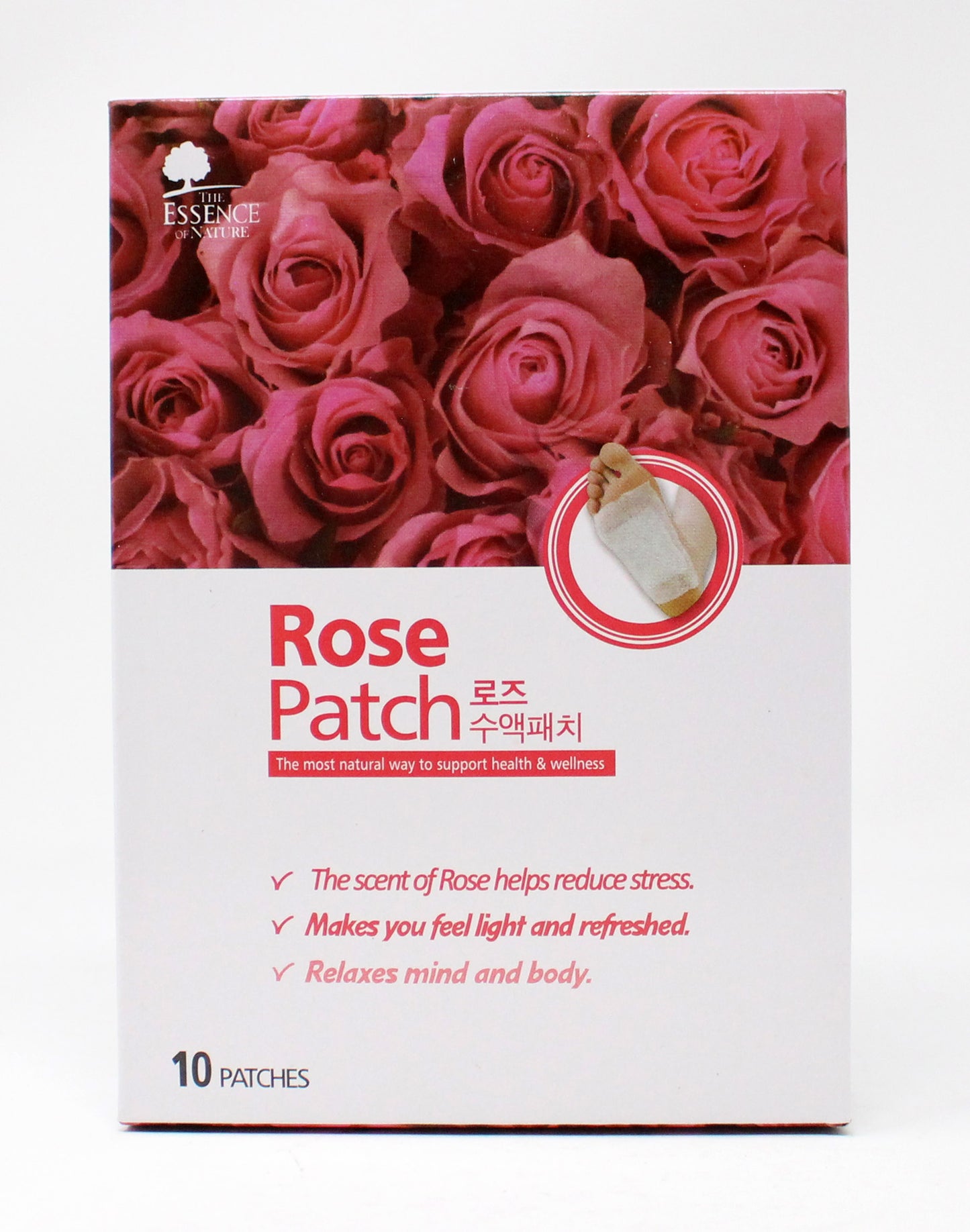 The Essence Of Nature Rose Foot Patch (10 Patches)