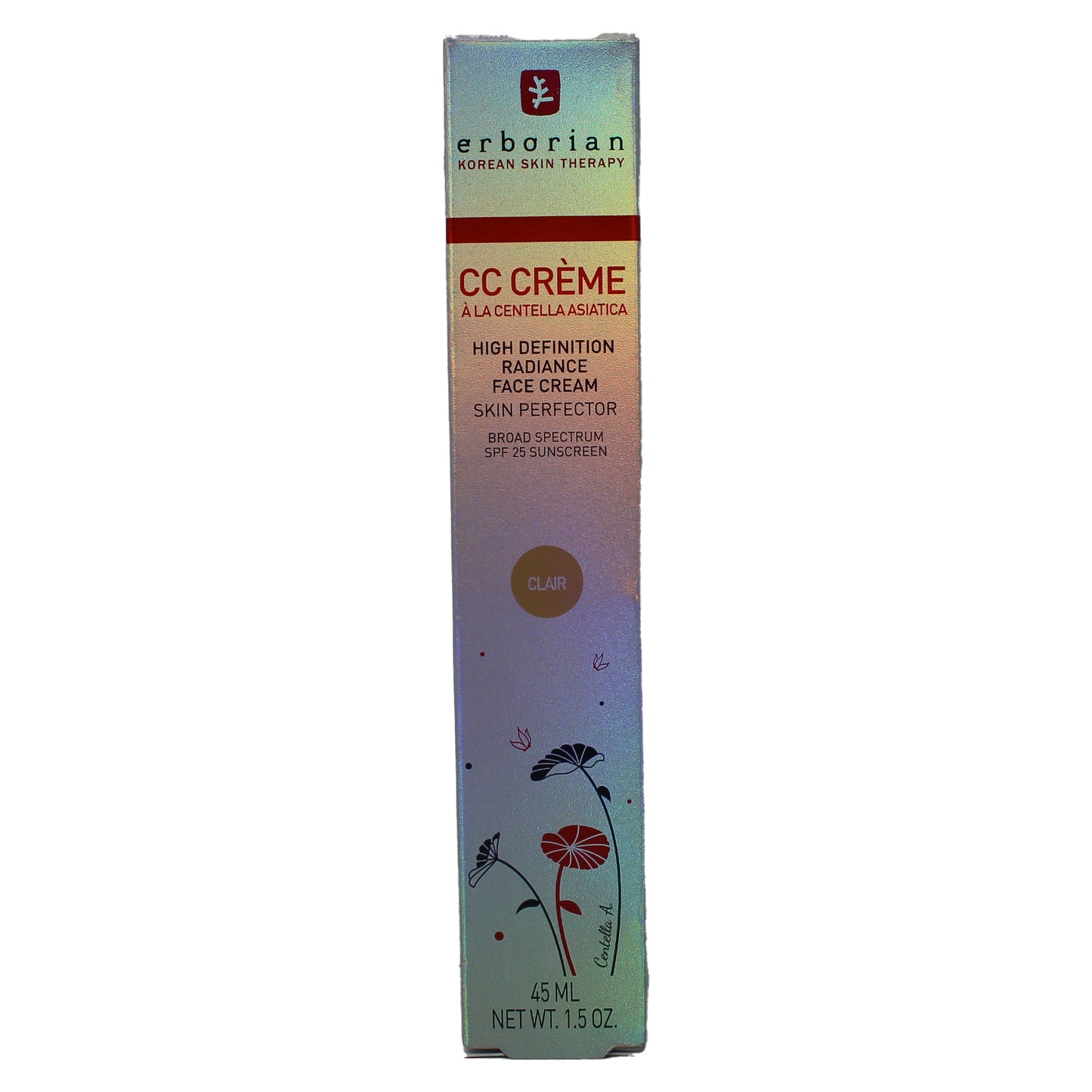 Erborian Color CC Cream Fair Light SPF 25 Skin Perfector 1.50 oz