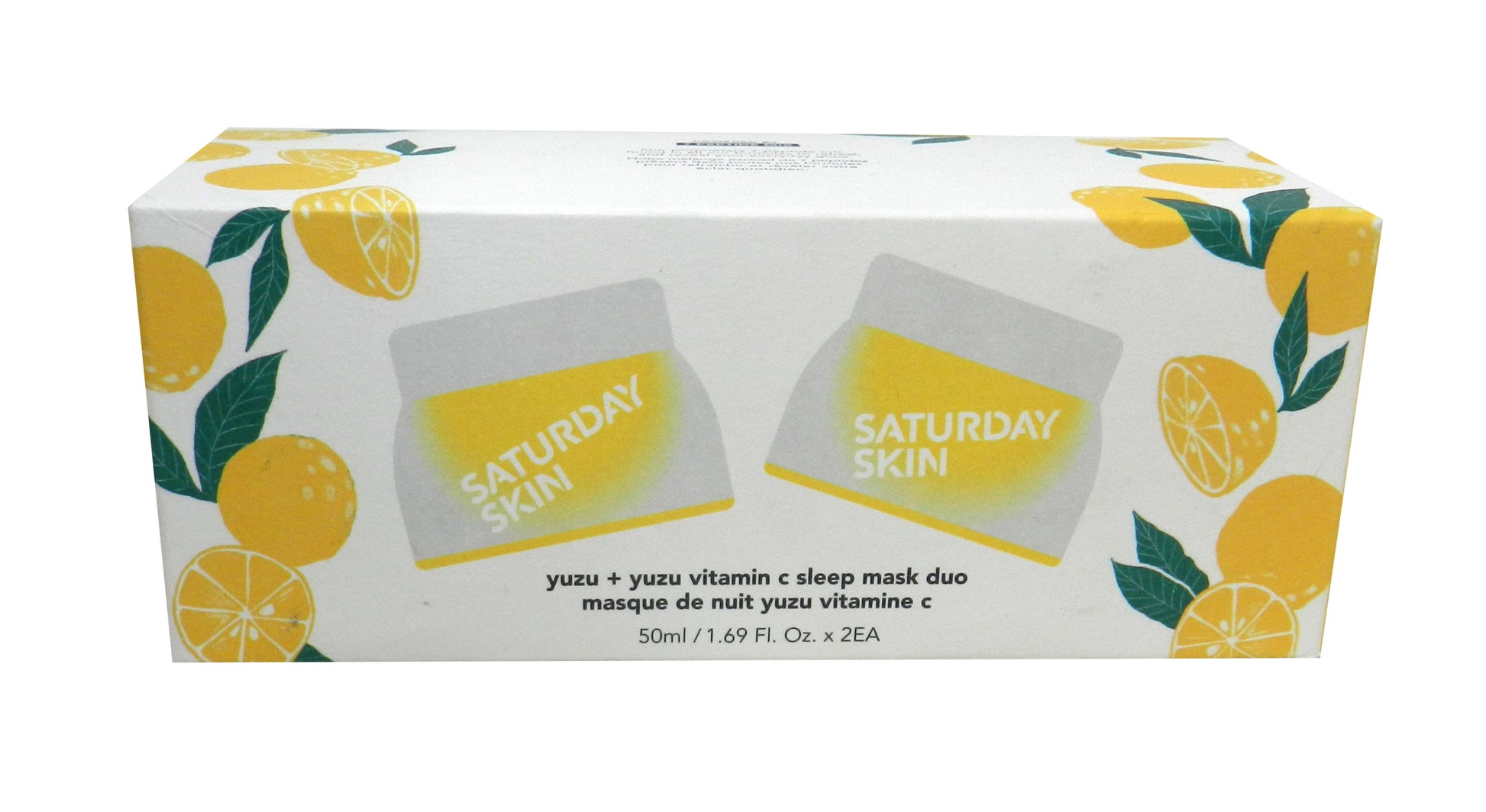 Saturday Skin Yuzu + Yuzu Vitamin C Sleep Mask Duo