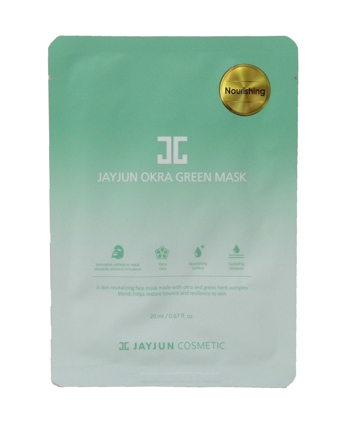 Jayjun Cosmetic Nourishing Okra Green Mask 20ML
