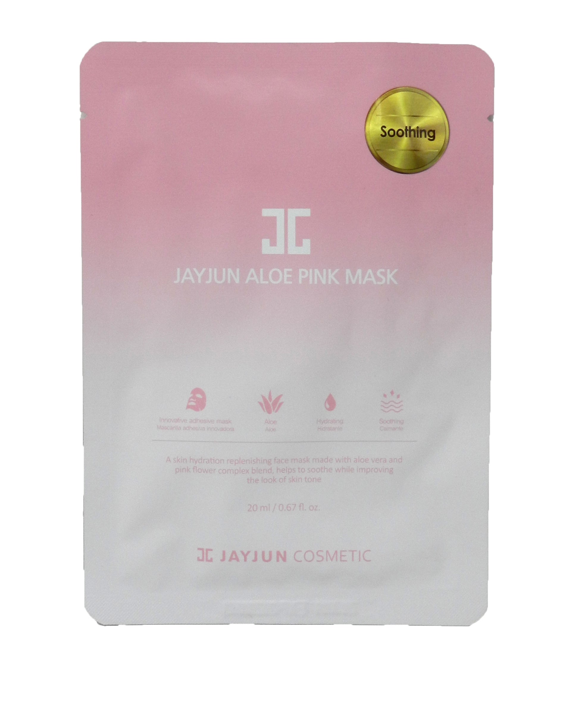 Jayjun Cosmetic Soothing Aloe Pink Mask 20ML