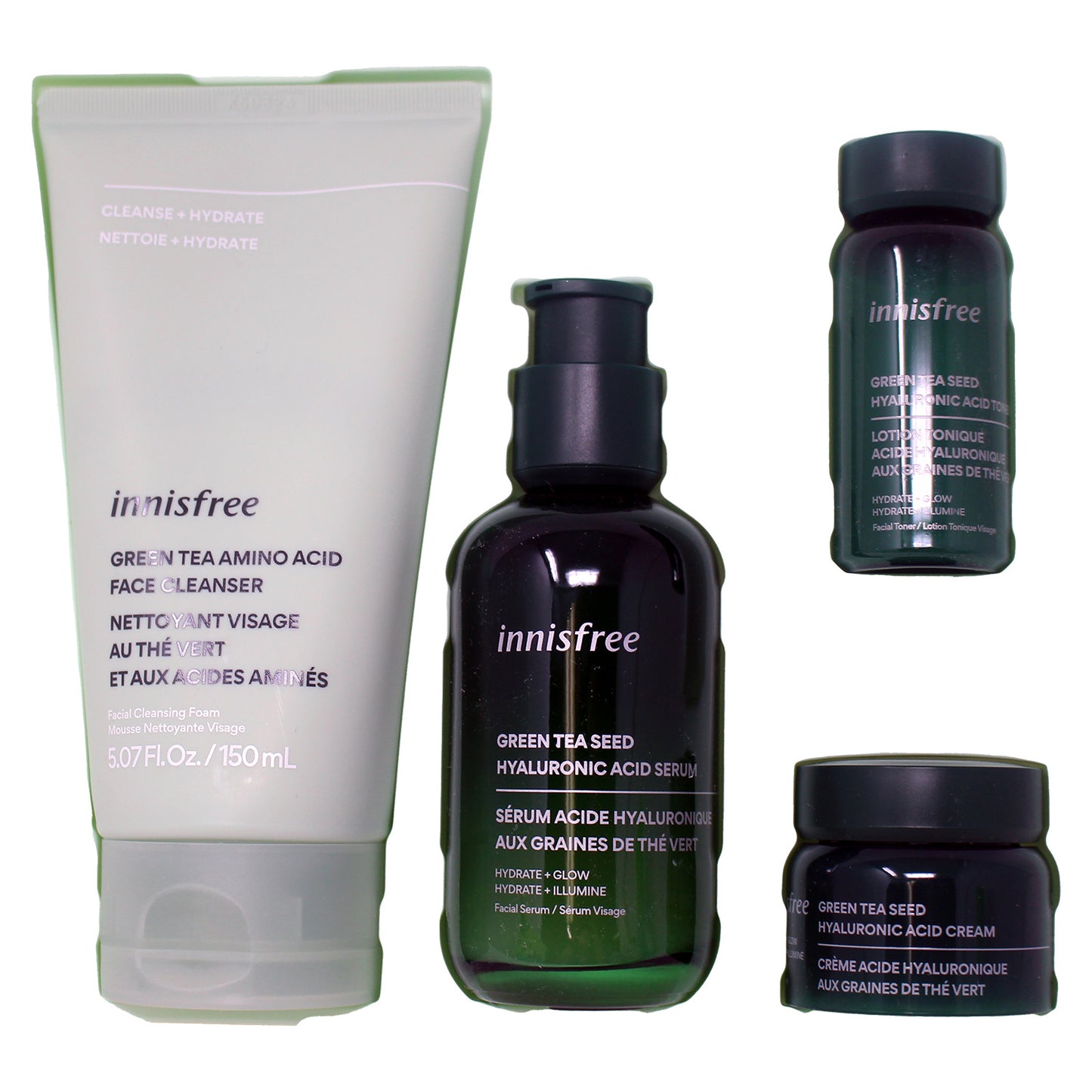Innisfree Hydration Heroes Kit With Green Tea 4 Pieces