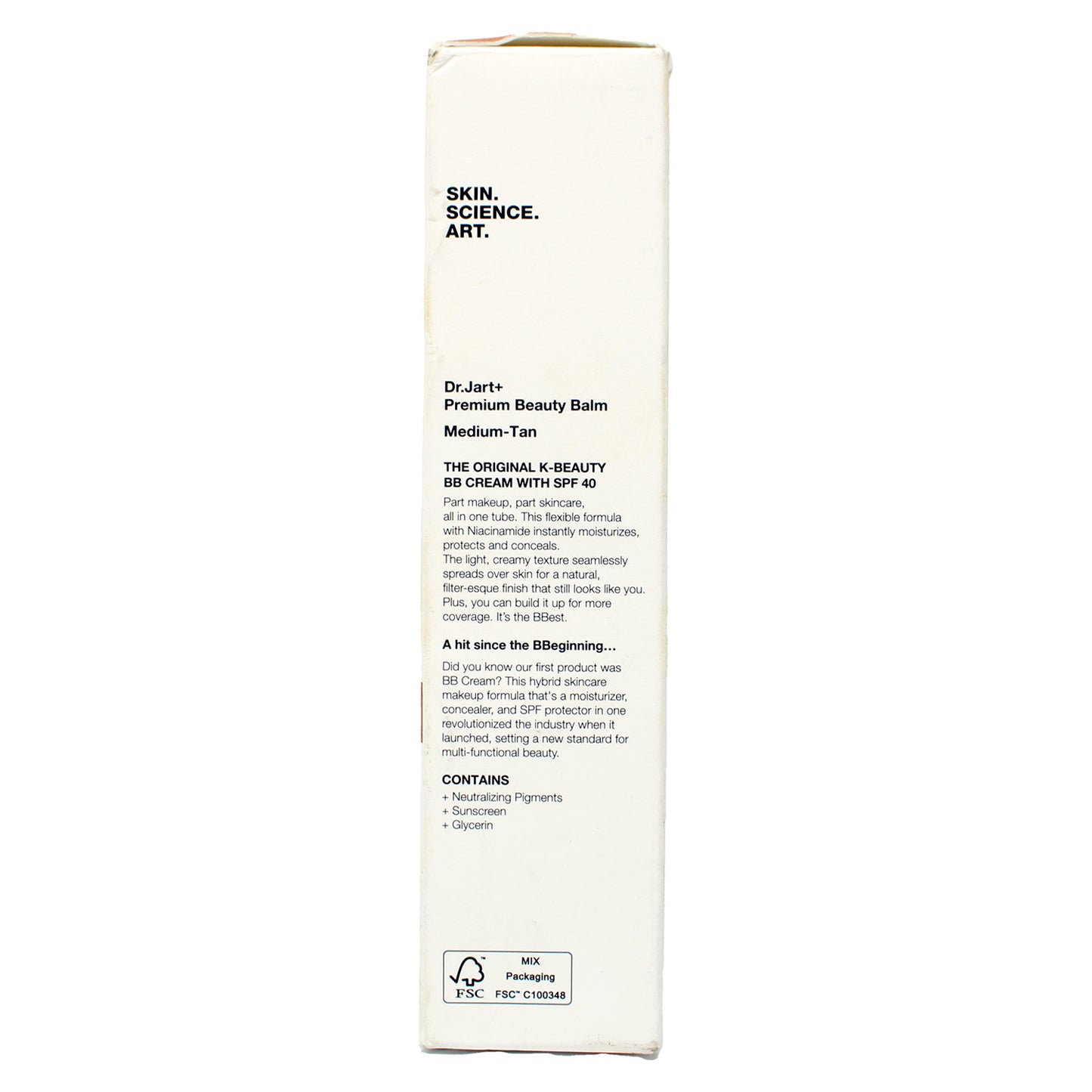 Dr Jart+ BB Premium Beauty Balm Buildable Coverage Natural Finish SPF 40 Medium Tan 1.35 Fl Ounce