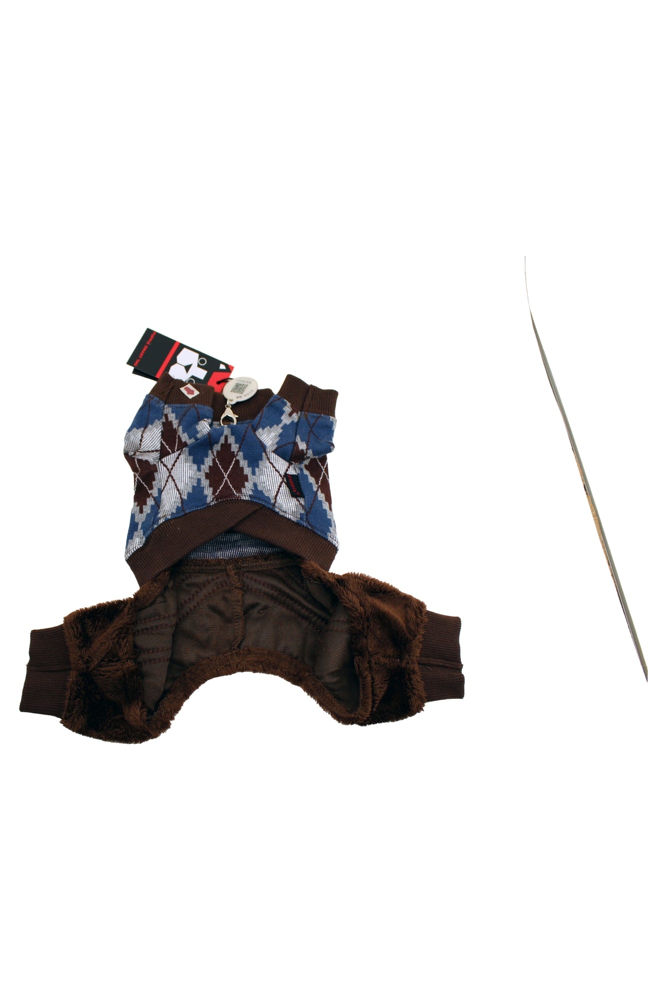 Puppia Vance Winter Jumpsuit For Small Dogs Teal 1 Count