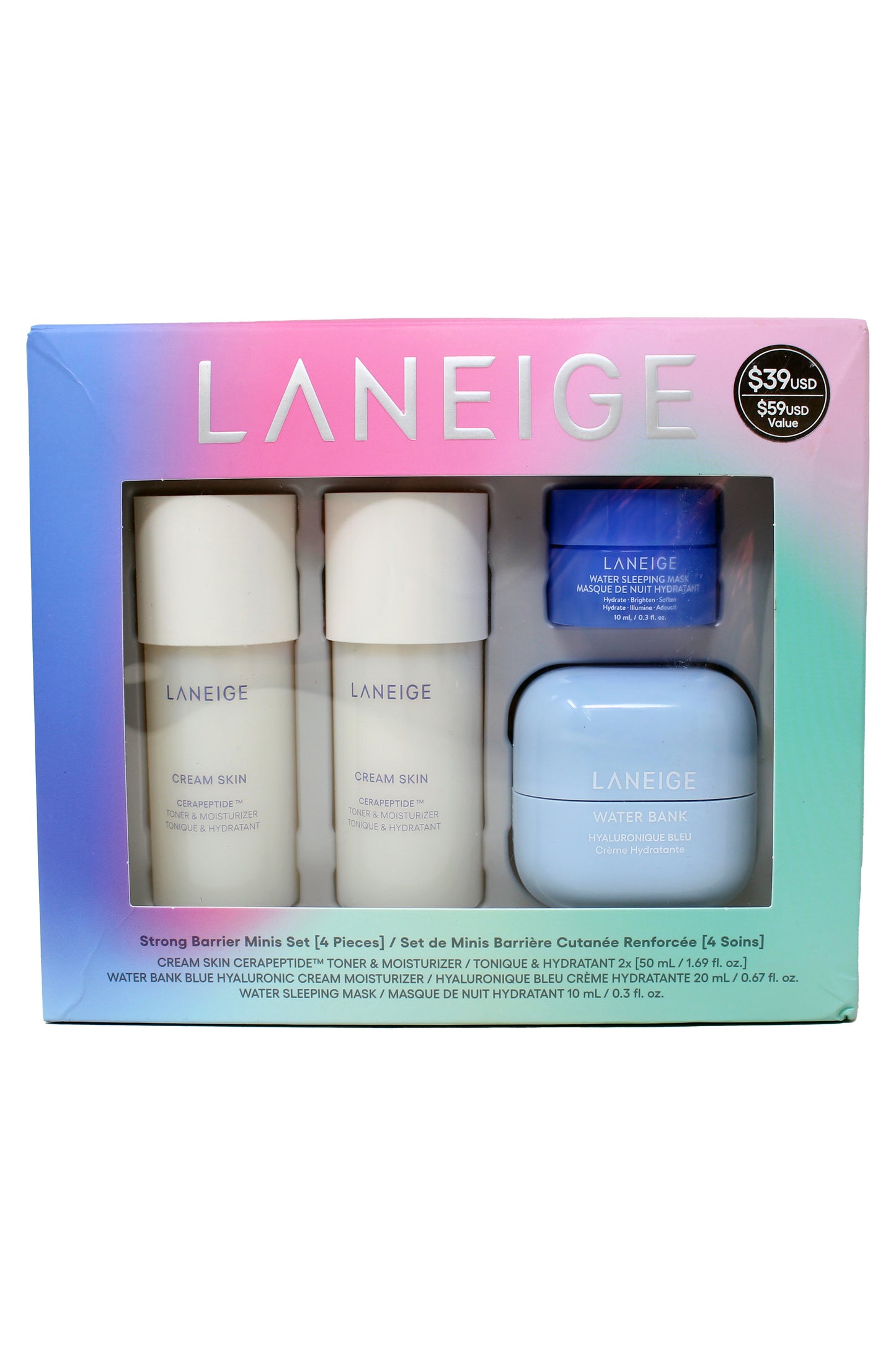 Laneige Strong Barrier Minis Set 4 Pieces