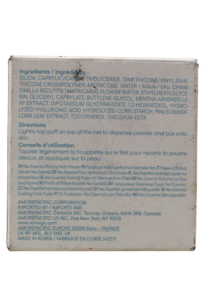 Laneige Neo Essentail Blurring Finish Powder 0.24 Ounce