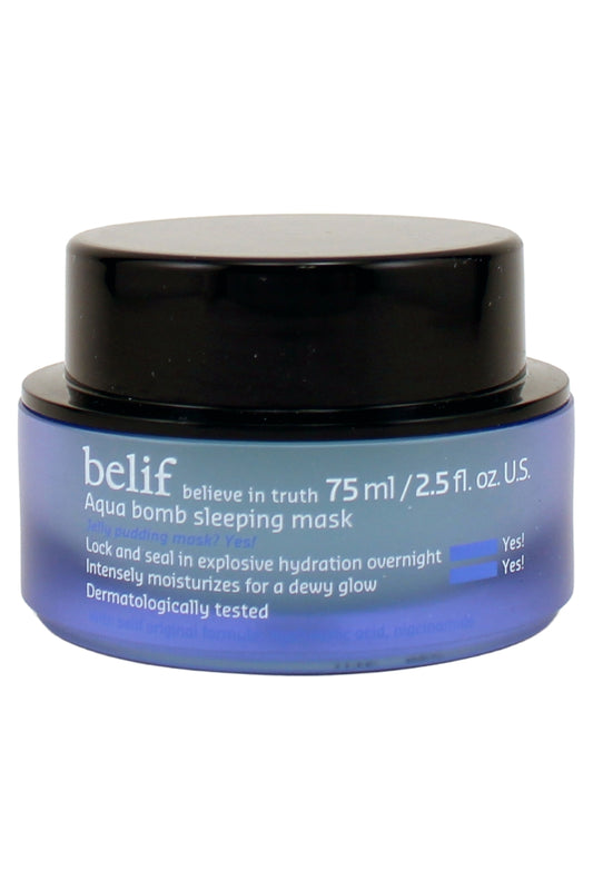 Belif Vitamin E Jelly Overnight Mask Hydrating Face Moisturizer with Red Algae & Jojoba Oil 1.6 Fl Ounce