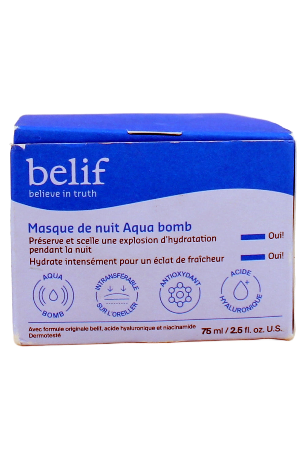 Belif Vitamin E Jelly Overnight Mask Hydrating Face Moisturizer with Red Algae & Jojoba Oil 1.6 Fl Ounce