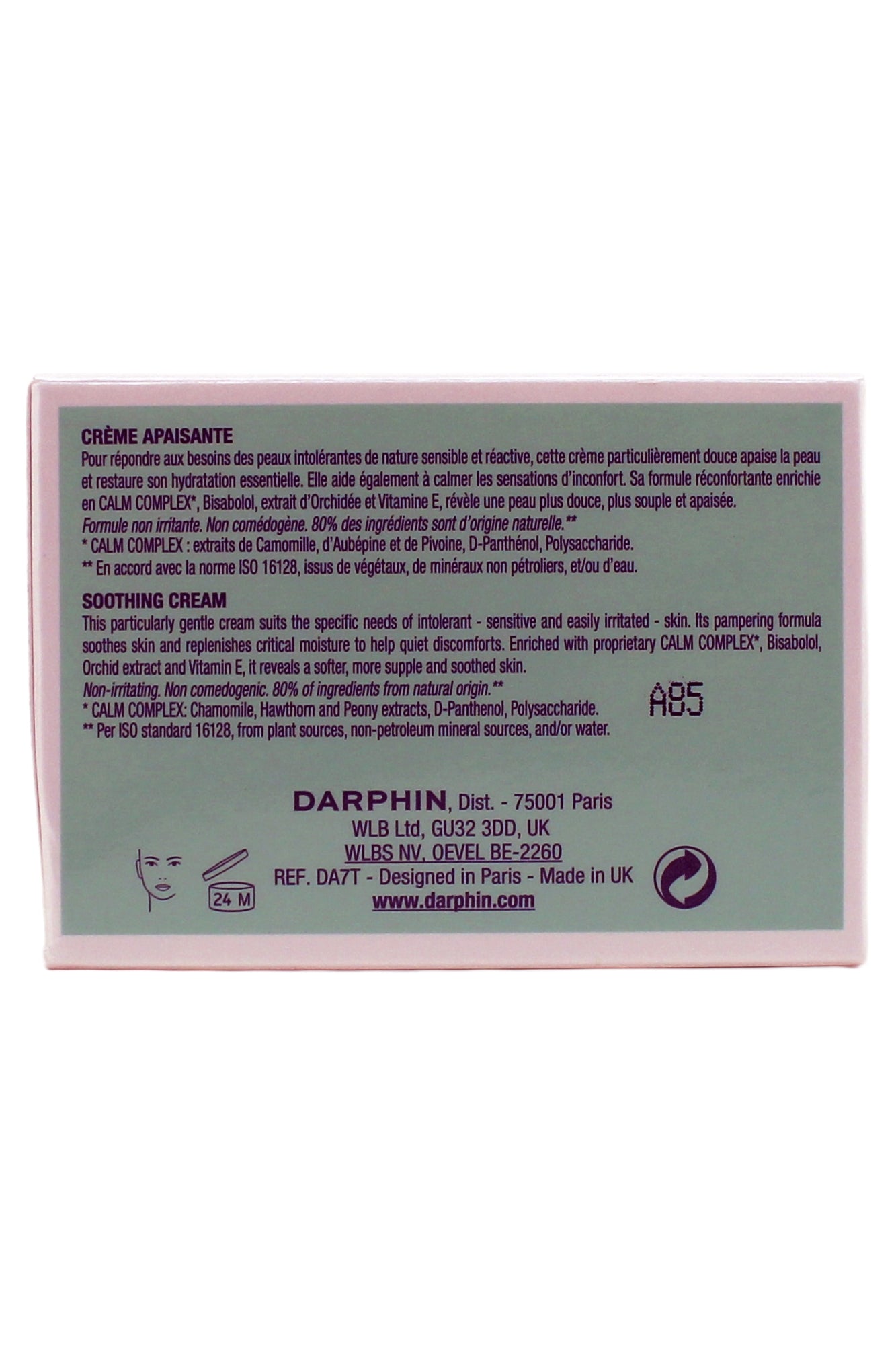 Darphin Intral Soothing Cream for Sensitive Skin 1.7 oz
