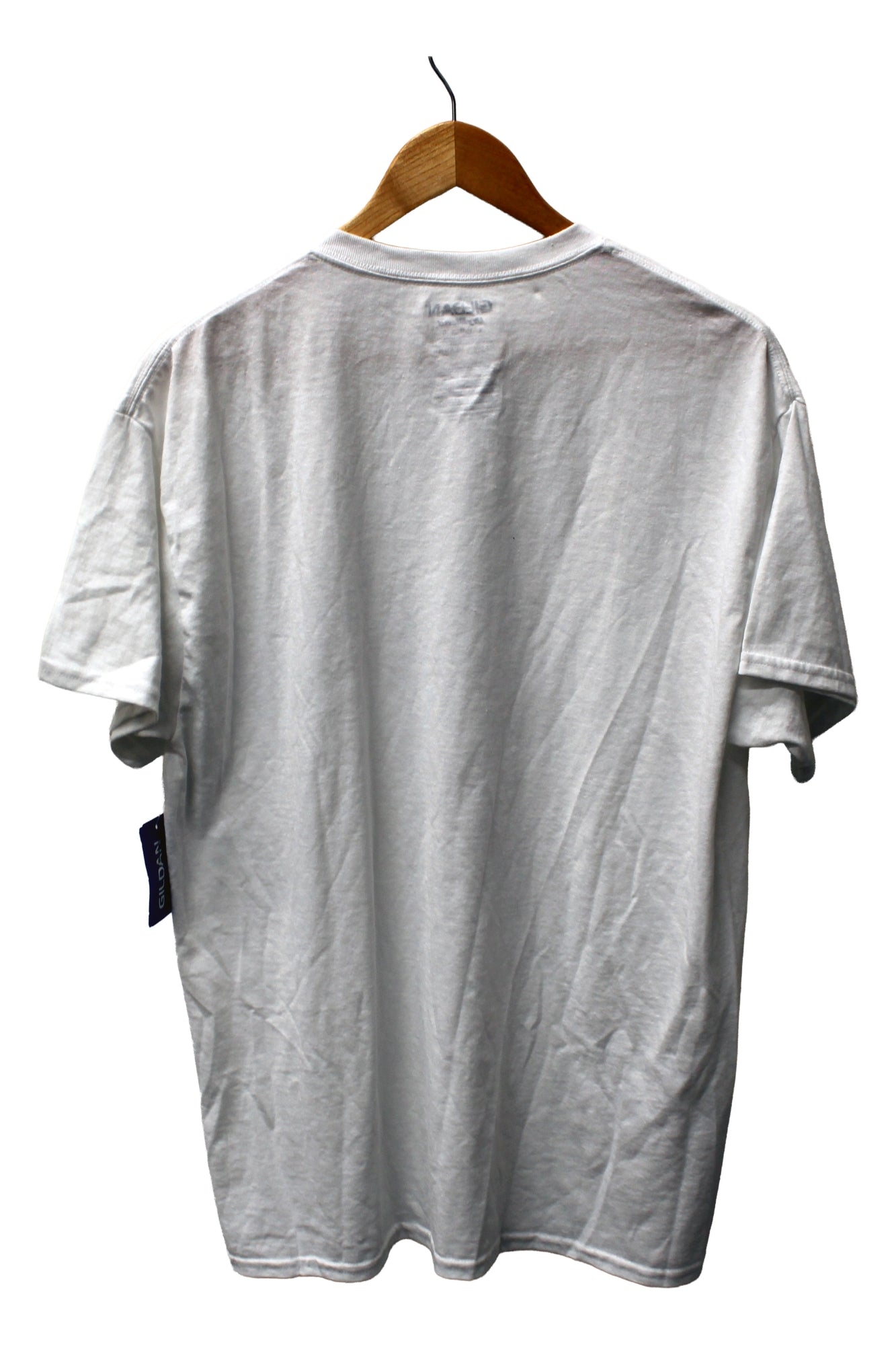 Gildan Large Men's DryBlend Classic T-Shirt (White)