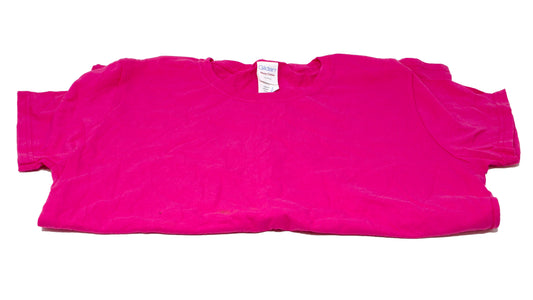 Gildan Ladies Short Sleeve T-Shirt Pink Large