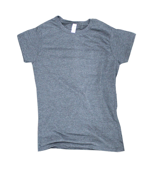 Gildan Ladies Short Sleeve T-Shirt Medium Grey (Charcoal)