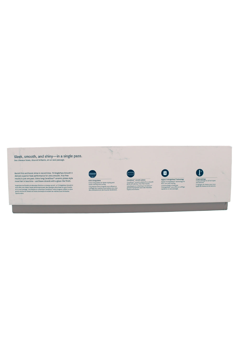 T3 SinglePass Smooth X Professional 1" Flat Iron with Extra-Long Ceramic Plates