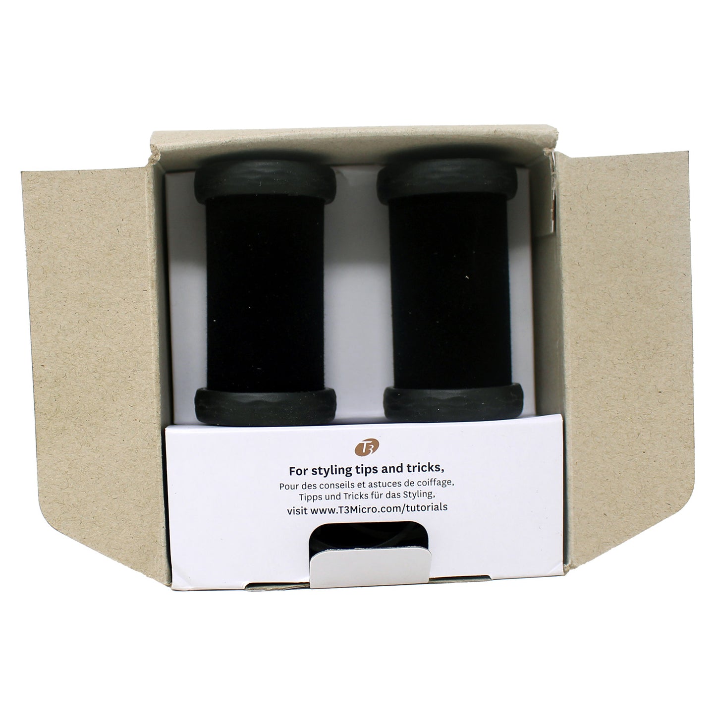 T3 Volumizing Hot Rollers LUXE (2 ct.), Black