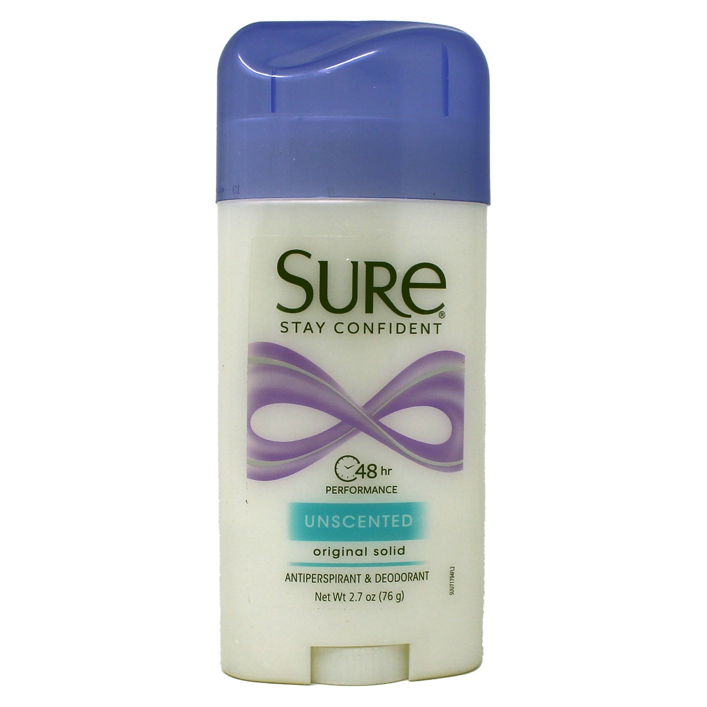 Sure Unscented Original Solid Antiperspirant & Deodorant 2.70 Ounces Pack of 3