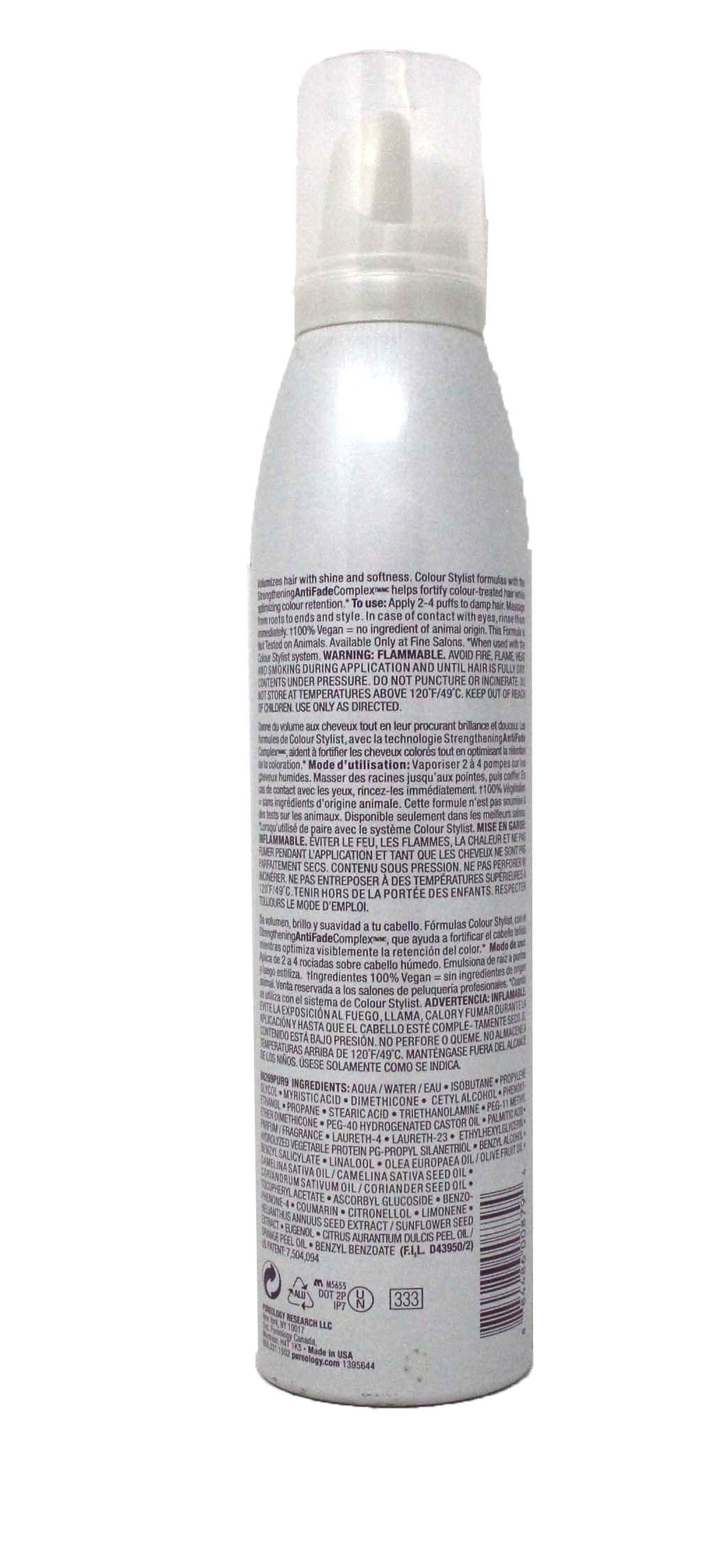 Pureology Colour Stylist Silk Bodifier Volumizing Mousse 8.4 Ounce