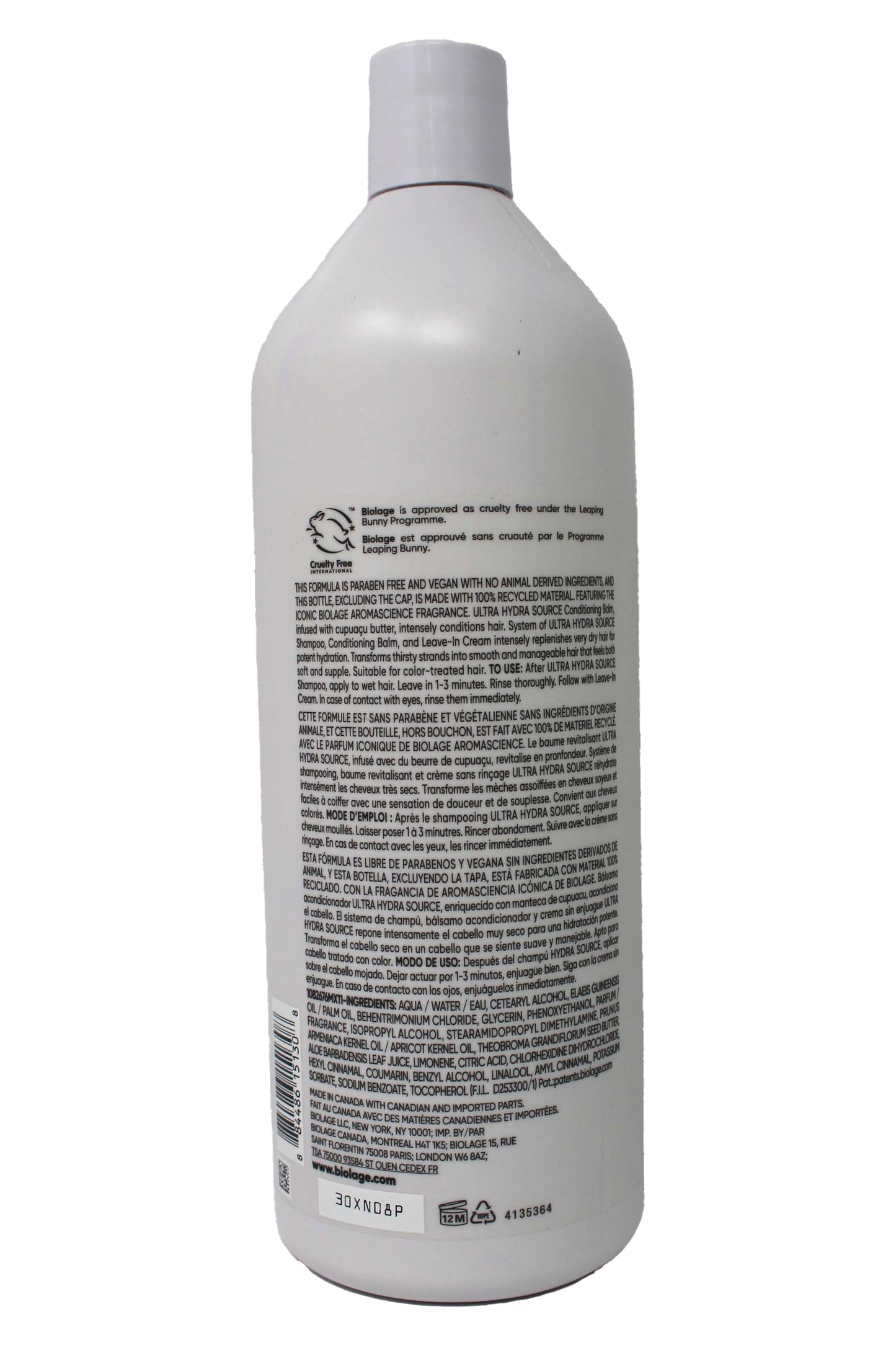 Biolage Ultra Hydra Source Conditioning Balm 33.8 fl oz