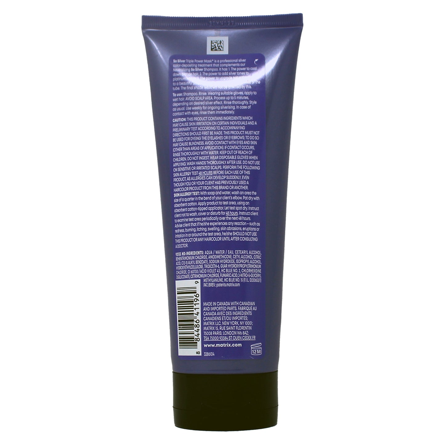 Matrix So Silver Toning Purple Hair Mask 6.8 Fl. Oz.